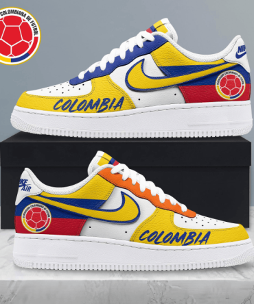 Colombia Fifa World Cup 2026 Premium Af1 Shoes Custom Name Gifts For Fan - Limited Edition