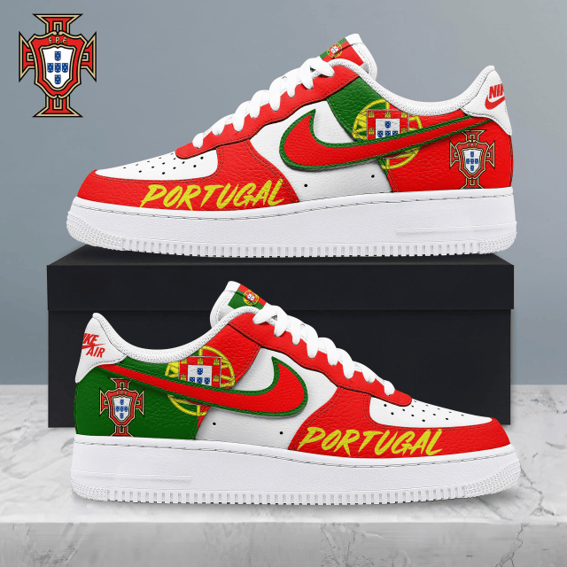 Portugal Fifa World Cup 2026 Premium Af1 Shoes Custom Name Gifts For Fan - Limited Edition