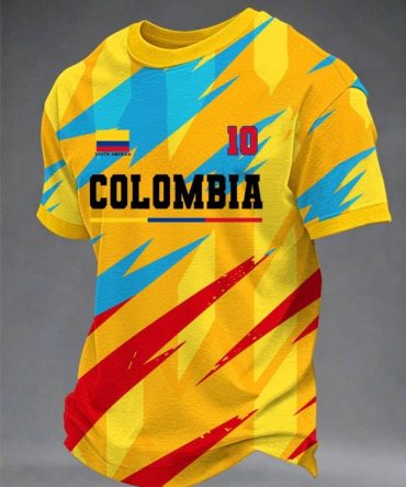 Colombia Soccer World Cup Fifa 2026 Shirt Colombia Soccer Merch Fans Outfit
