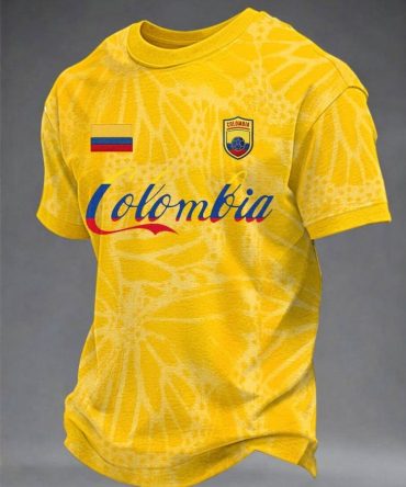 Colombia Soccer World Cup Fifa 2026 Shirt Colombia Soccer Merch Football Fans Gear