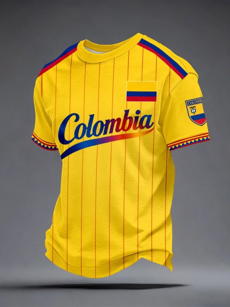 Colombia Soccer World Cup Fifa 2026 Shirt Colombia Clothes Football Themed Gifts For Men