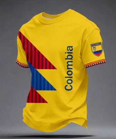 Colombia Soccer World Cup Fifa 2026 Shirt Colombia Clothes Sport Fans Gift For Men