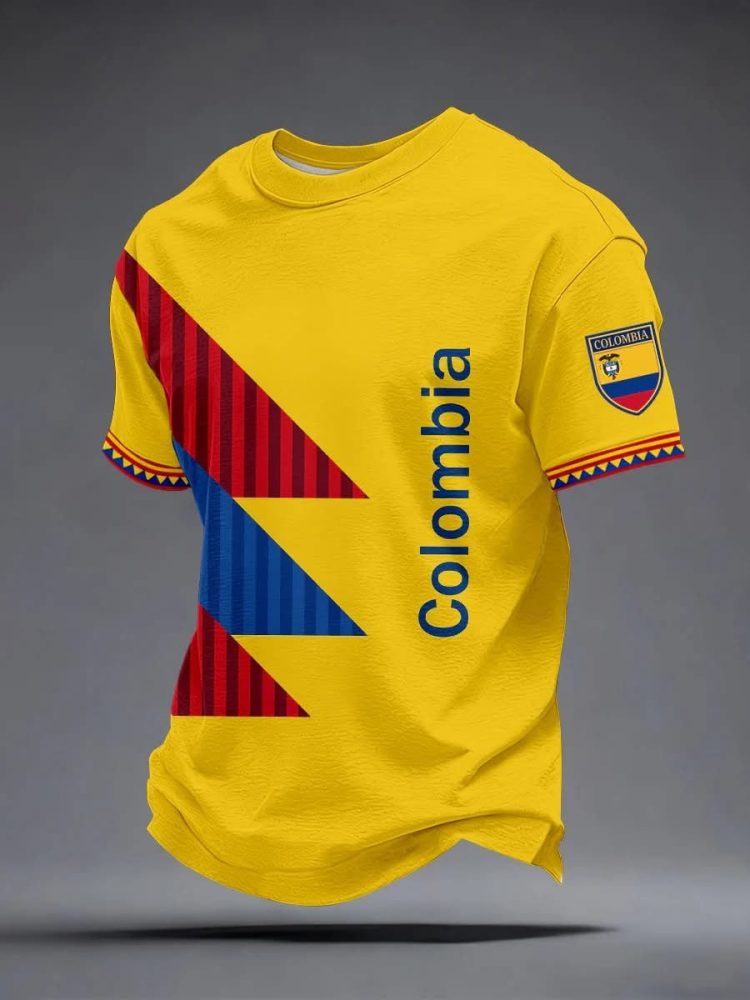Colombia Soccer World Cup Fifa 2026 Shirt Colombia Clothes Sport Fans Gift For Men
