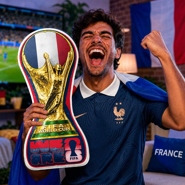 France Fifa World Cup 2026 Custom Shape Pillow Gifts For Fan - Limited Edition
