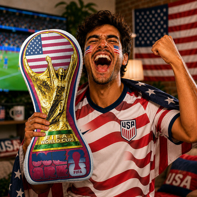 United States Fifa World Cup 2026 Custom Shape Pillow Gifts For Fan - Limited Edition