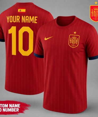 Spain , Premium Wc26 National Team Inspired Custom 3D Shirt