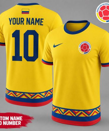 Colombia , Premium Wc26 National Team Inspired Custom 3D Shirt