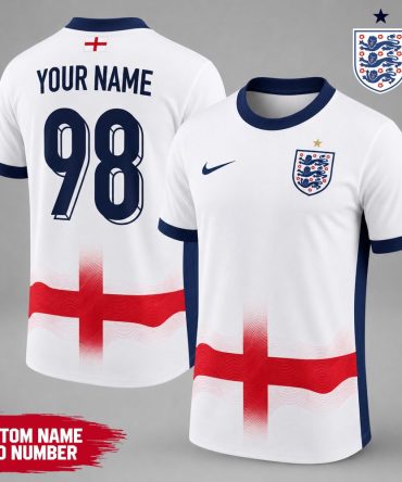 England , Premium Wc26 National Team Inspired Custom 3D Shirt