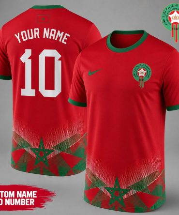 Morocco , Premium Wc26 National Team Inspired Custom 3D Shirt