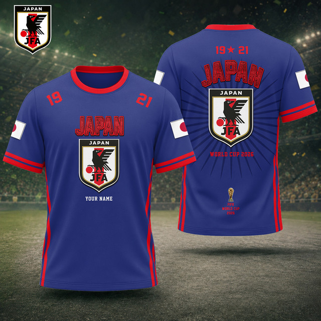 Japan Fifa World Cup 2026 T Shirt Custom Any Name Gifts For Fan - Limited Edition