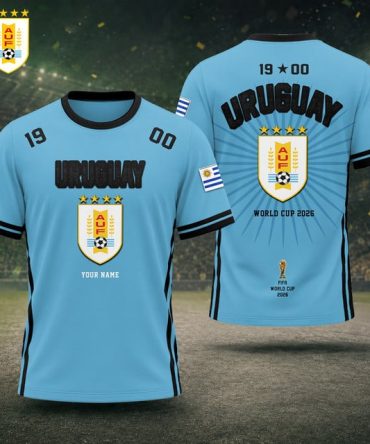 Uruguay Fifa World Cup 2026 T Shirt Custom Any Name Gifts For Fan - Limited Edition