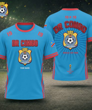 Dr Congo Fifa World Cup 2026 T Shirt Custom Any Name Gifts For Fan - Limited Edition