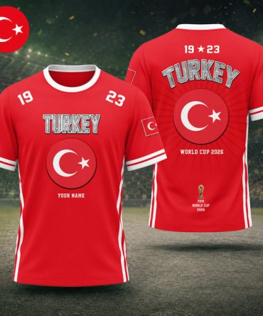 Turkey Fifa World Cup 2026 T Shirt Custom Any Name Gifts For Fan - Limited Edition