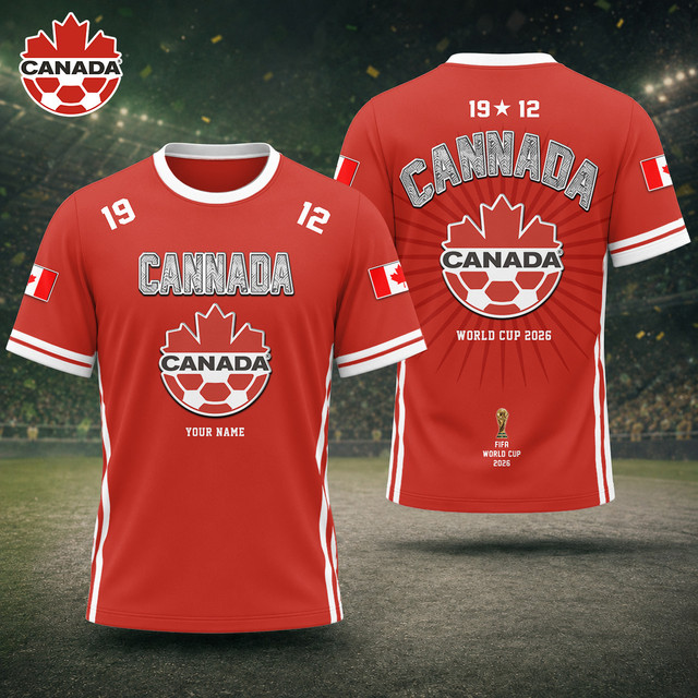 Canada Fifa World Cup 2026 T Shirt Custom Any Name Gifts For Fan - Limited Edition