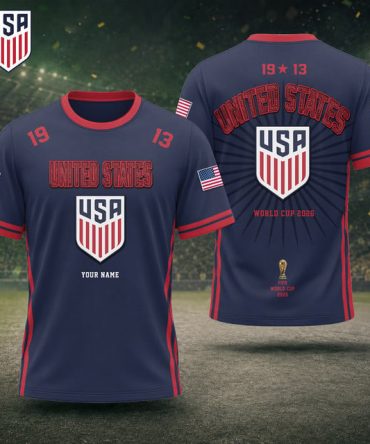 United States Fifa World Cup 2026 T Shirt Custom Any Name Gifts For Fan - Limited Edition