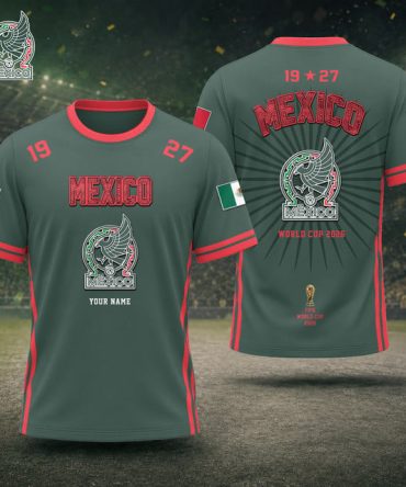 Mexico Fifa World Cup 2026 T Shirt Custom Any Name Gifts For Fan - Limited Edition