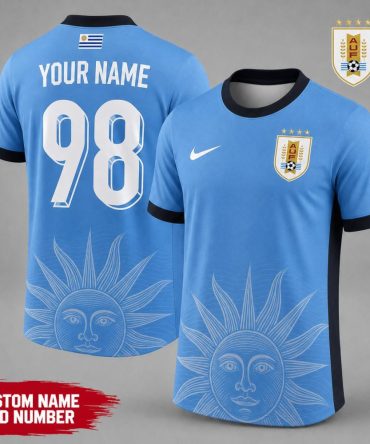 Uruguay , Premium Wc26 National Team Inspired Custom 3D Shirt