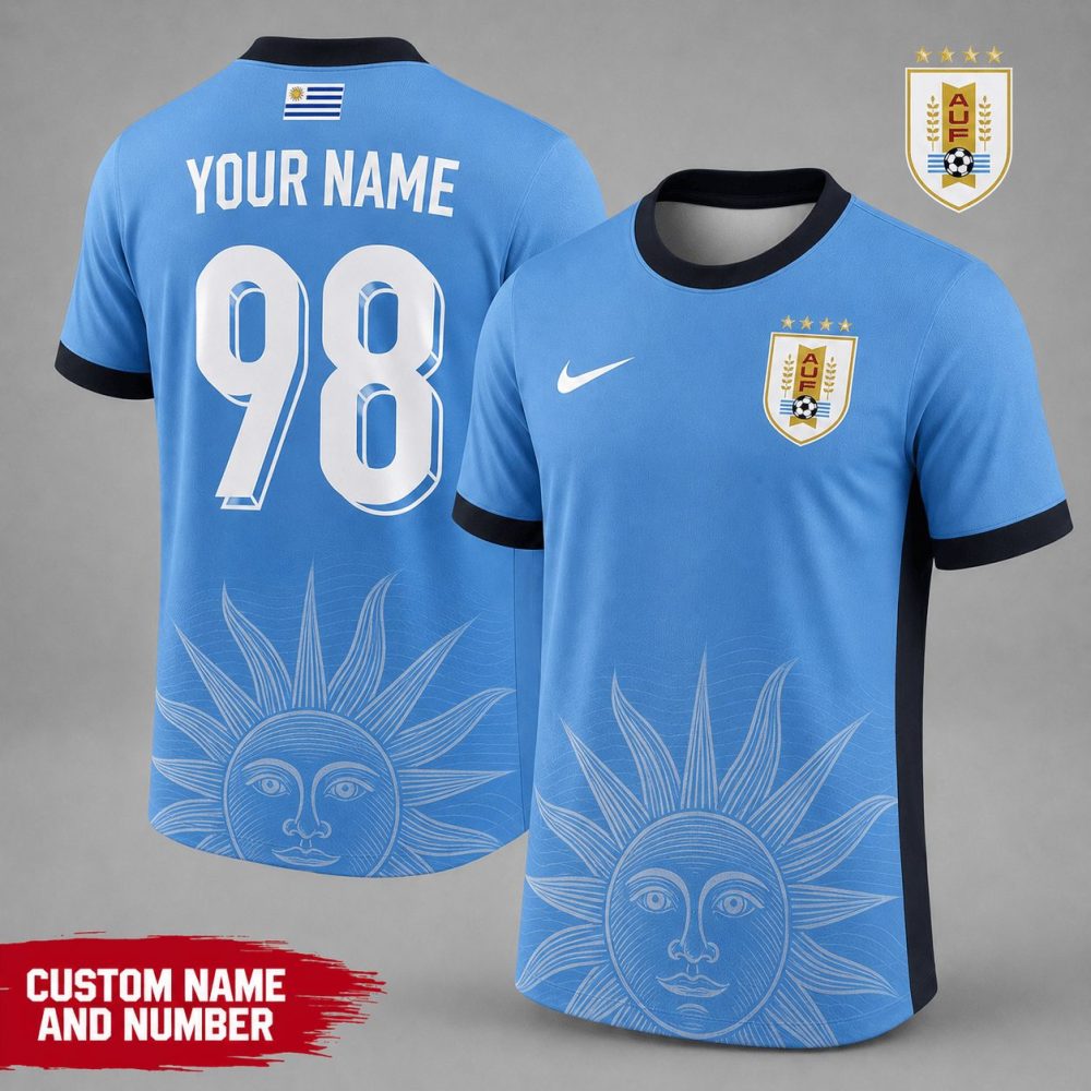 Uruguay , Premium Wc26 National Team Inspired Custom 3D Shirt