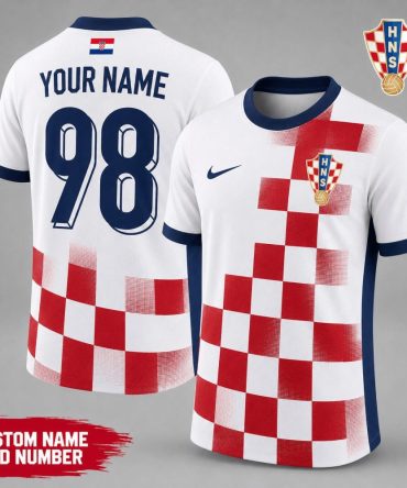 Croatia , Premium Wc26 National Team Inspired Custom 3D Shirt