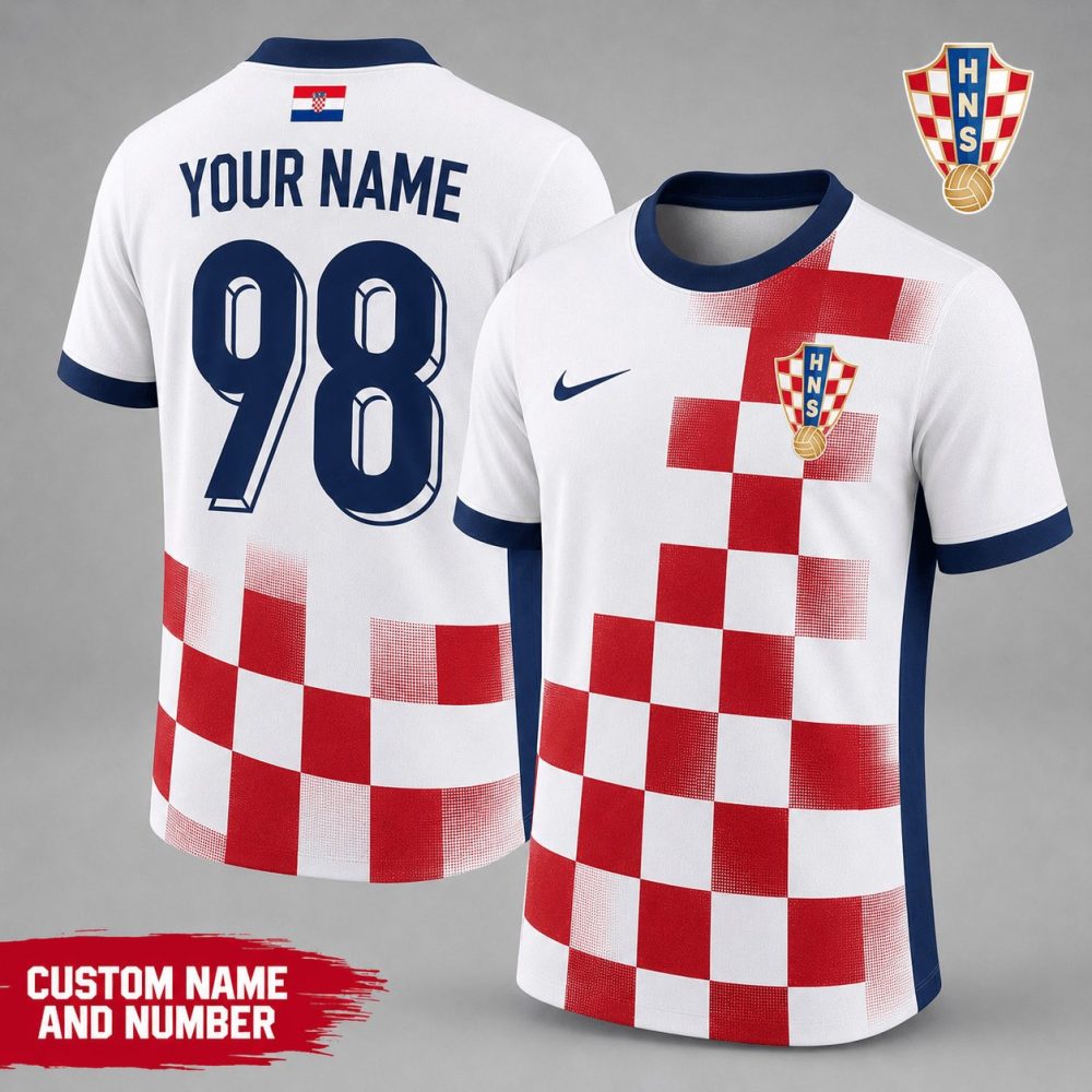 Croatia , Premium Wc26 National Team Inspired Custom 3D Shirt