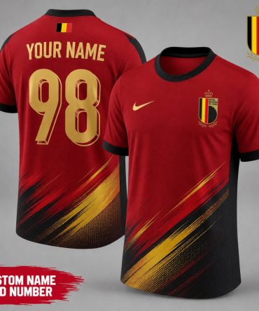 Belgium , Premium Wc26 National Team Inspired Custom 3D Shirt