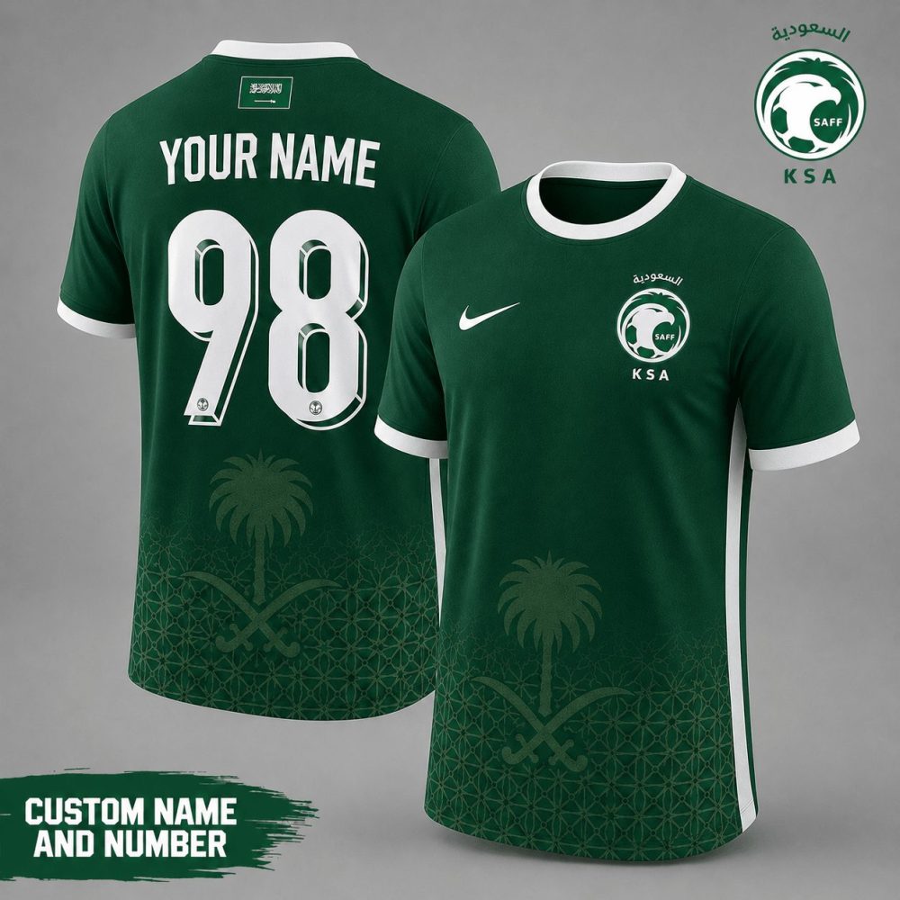 Saudi Arabia , Premium Wc26 National Team Inspired Custom 3D Shirt
