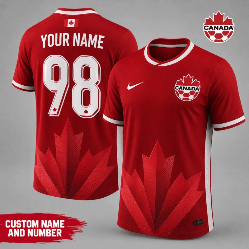 Canada , Premium Wc26 National Team Inspired Custom 3D Shirt - Image 2