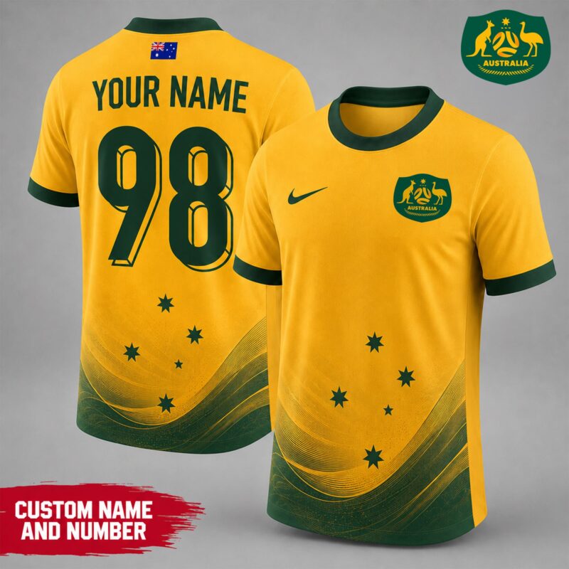 Australia , Premium Wc26 National Team Inspired Custom 3D Shirt - Image 2