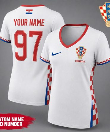 Croatia , Premium Wc26 Team Pride Unisex V-Neck Shirt