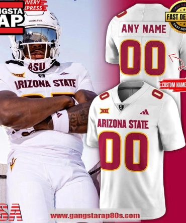 2025 Arizona State Sun Devils New Season White Custom Football Jersey