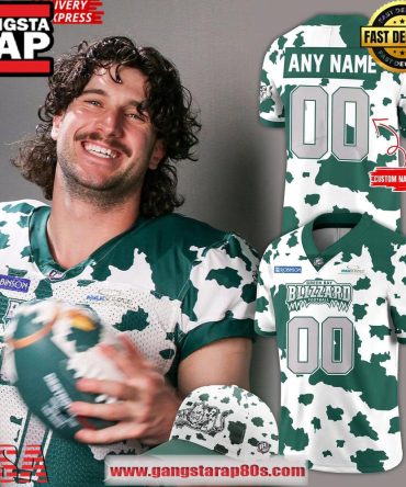2025 Green Bay Blizzard X Dairy Night Special Custom Football Jersey