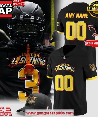 2025 Oregon Lightning Game Day Special Custom Football Jersey