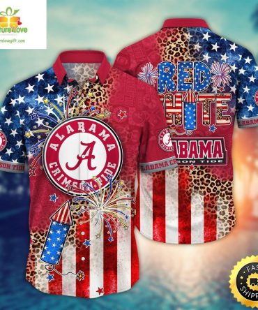 Alabama Crimson Tide Ncaa1 Hawaii Shirt Independence Day