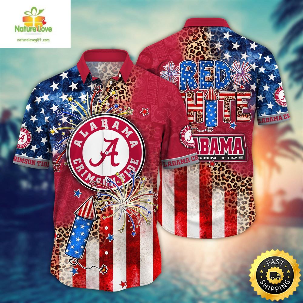 Alabama Crimson Tide Ncaa1 Hawaii Shirt Independence Day