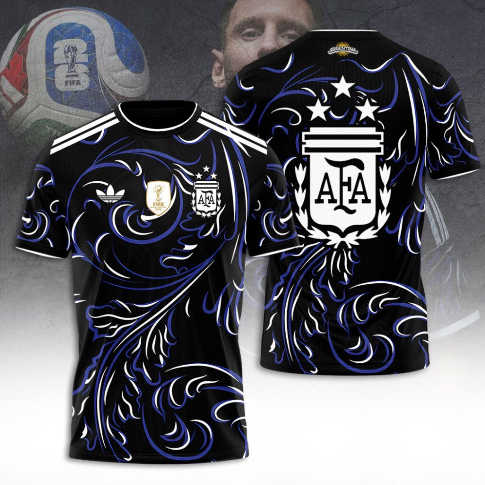 Argentina National Football Team Away 2026 3D Shirt Hoodie