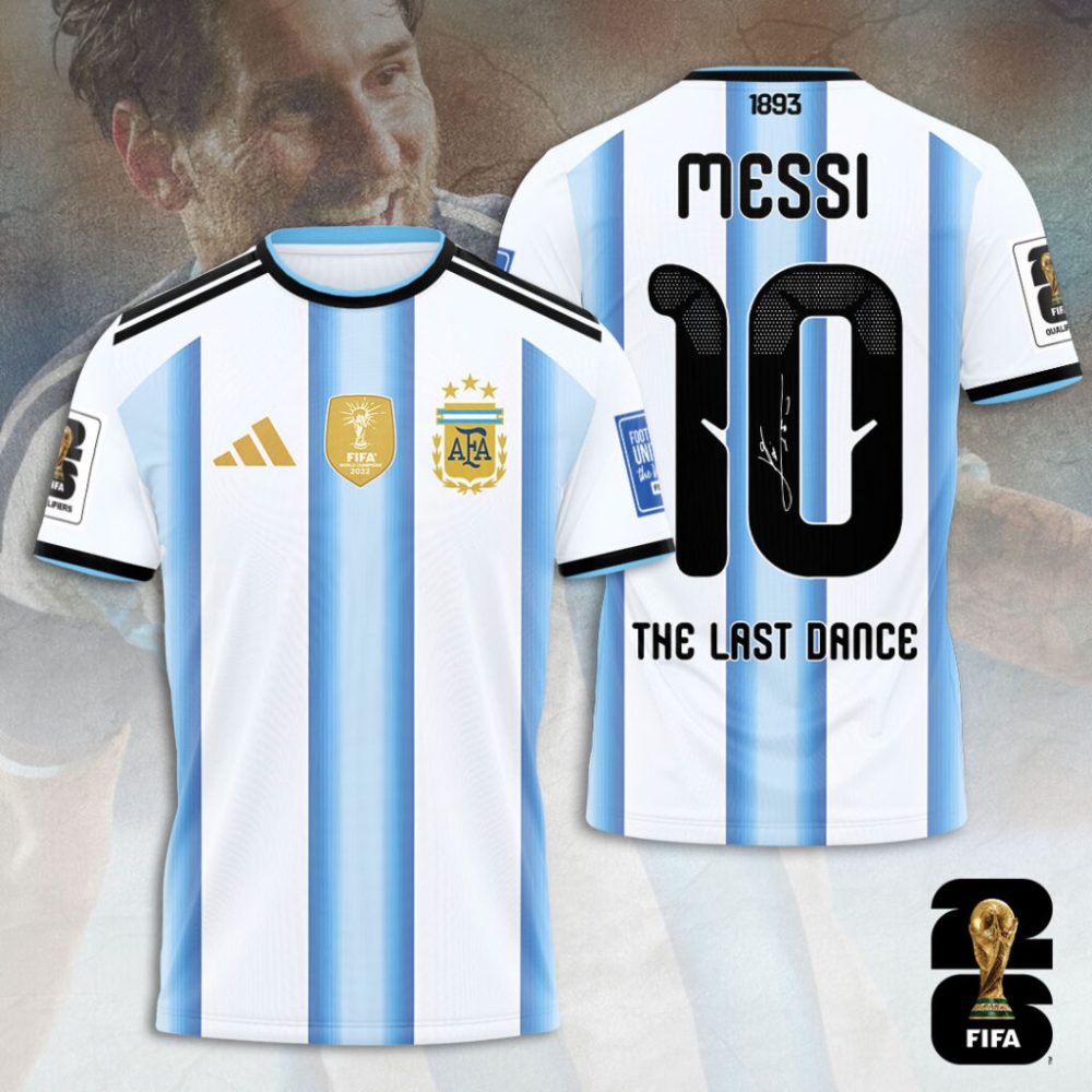 Argentina National Football Team X Lionel Messi 3D Shirt Hoodie