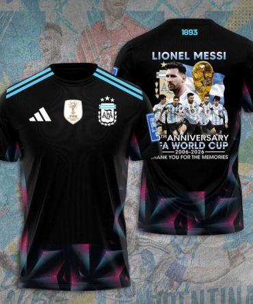 Argentina National Football Team X Lionel Messi 3D Shirt Hoodie