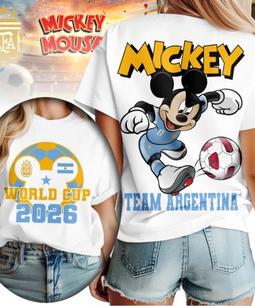 Argentina , Premium Wc26 Mickey Women Shirt