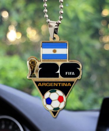 Argentina National Football Team 2026 World Cup Custom Shape Acrylic Car Ornament