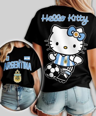 Argentina , Premium Wc26 Hello Kitty Women Shirt