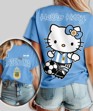 Argentina , Premium Wc26 Hello Kitty Women Shirt