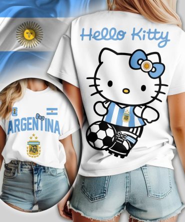 Argentina , Premium Wc26 Hello Kitty Women Shirt