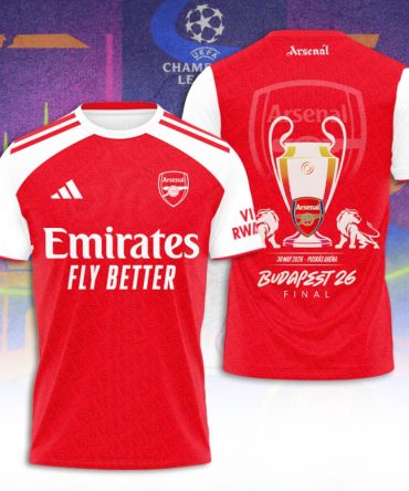 Arsenal Fc Champions League Final 2026 3D Apparel