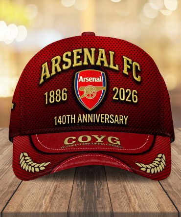 Arsenal Fc 140Th Anniversary Classic Cap