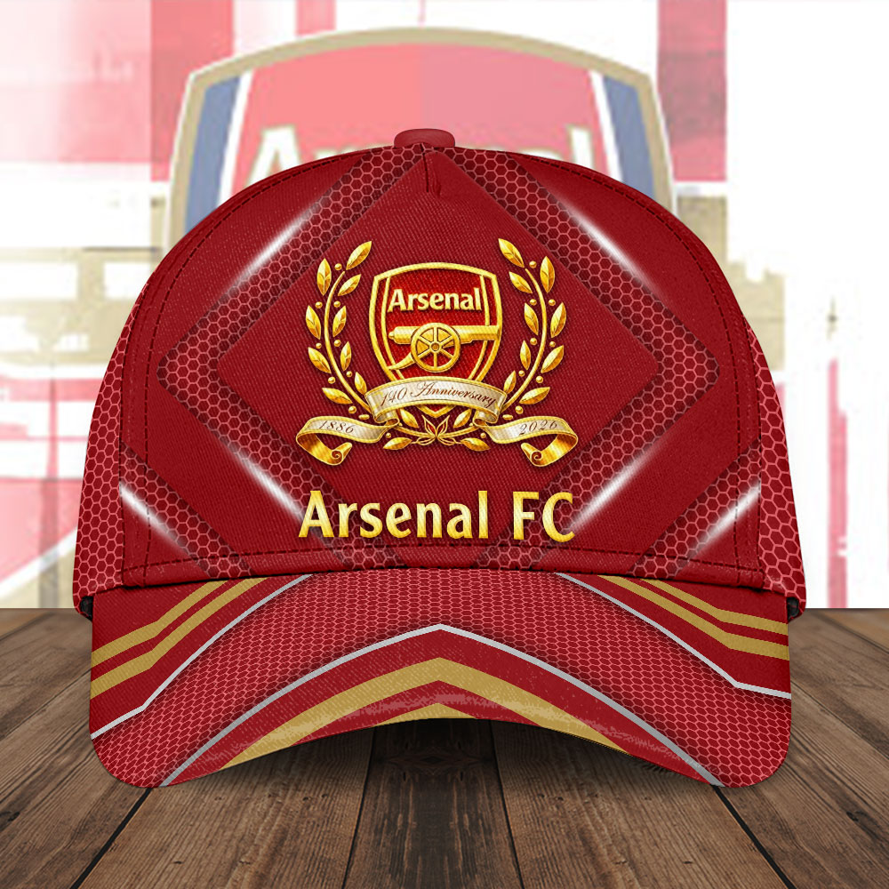 Arsenal Fc 140Th Anniversary Classic Cap