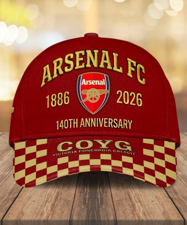 Arsenal Fc 140Th Anniversary Classic Cap