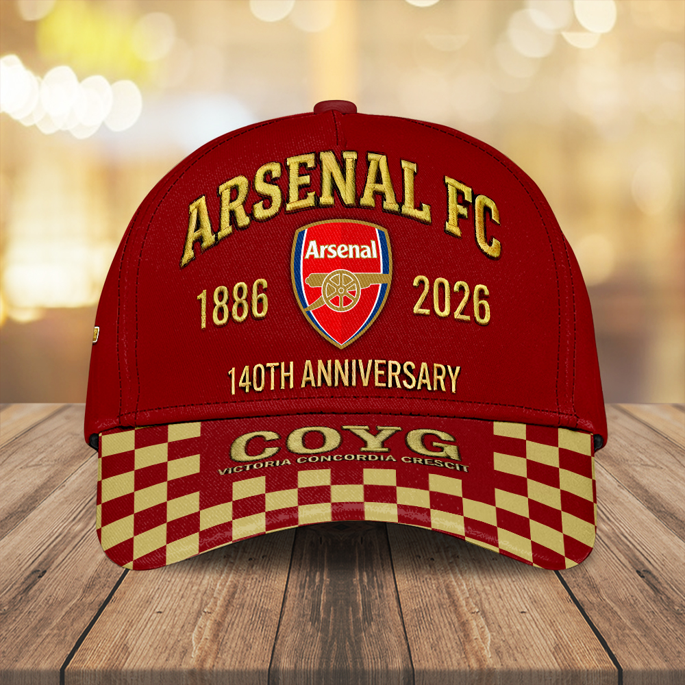 Arsenal Fc 140Th Anniversary Classic Cap