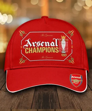 Arsenal Fc Premier League Champions 25/26 Classic Cap