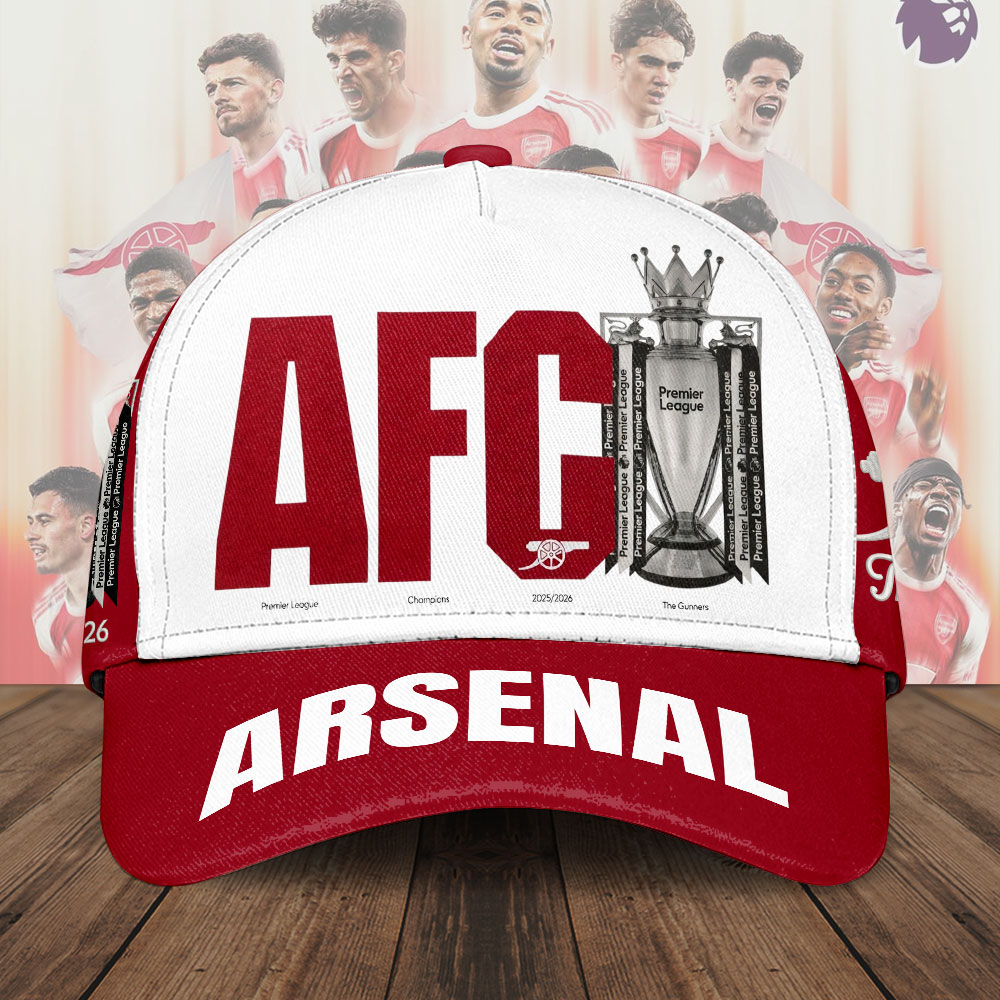 Arsenal Fc Premier League Champions 25/26 Classic Cap