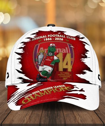 Arsenal Fc Premier League Champions 25/26 Classic Cap